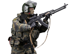 ОСН "Витязь" в Чечне - коллекционная фигурка 1/6 Spetsnaz Mvd Osn Vityaz In Chechnya (DAM 78028) - DamToys