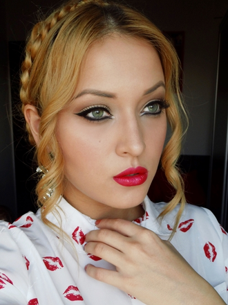 Стойкая помада - блеск E.L.F. Studio Lip Stain 82508 Red Carpet