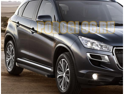 Пороги на Peugeot  4008 (2012-…) Black Start