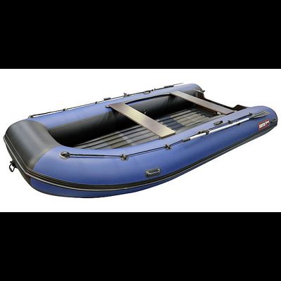 Моторная лодка Хантер 420 А синий/черный