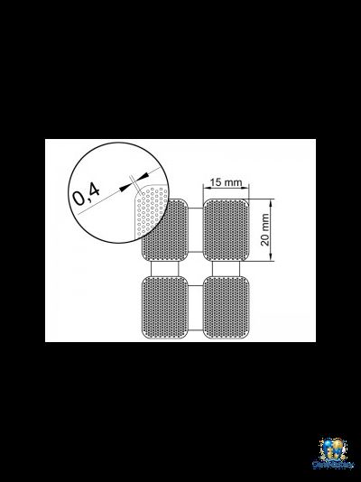 Сетка титановая 15х20 (TM4-04-15) для фиксации