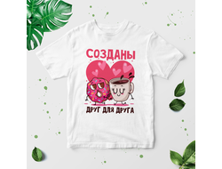 Футболка для влюбленных, на 14 февраля №32