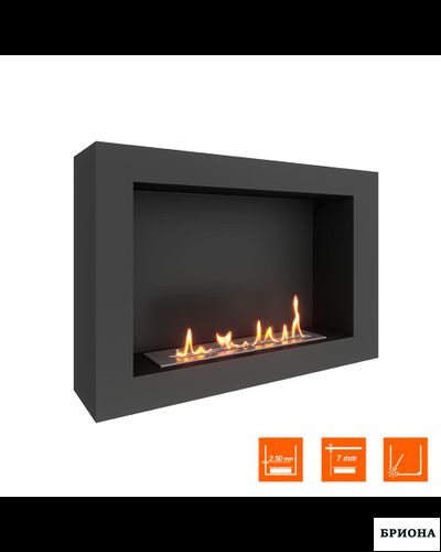 Биокамин  WALL ONE 800 черный