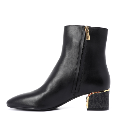 Женские ботильоны Майкл Корс с логотипом черные