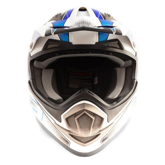 Кроссовый шлем XP-14 PRO RACE BLUE низкая цена