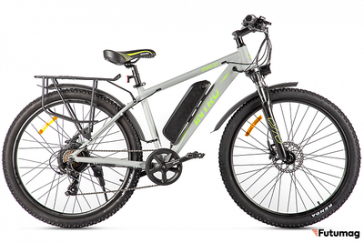 Электровелосипед INTRO Sport GT (Серо-зеленый)