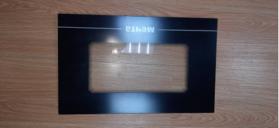 Стекло духовки Мечта черное внешнее 495x305