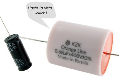 KZK Orange Line Russian Audiohile Hifi Capacitors