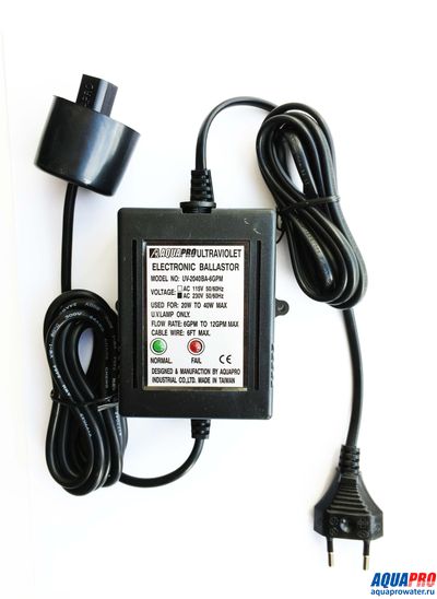 Балласт для УФ-стерилизатора AquaPro для установок UV6-UV12, 2040BA