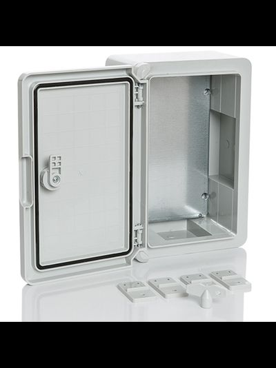 CamBox PP3001 Шкаф пластиковый с монтажной панелью, 200х300х130, непрозрачная дверца, IP65
