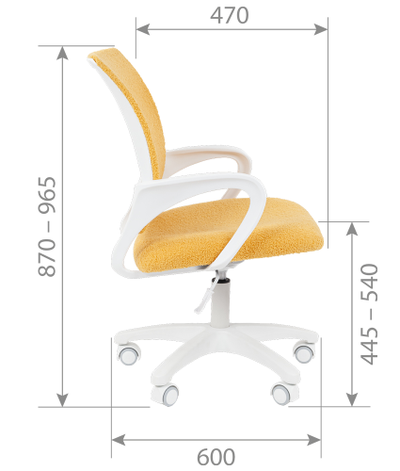 Кресло KIDS 103 LT WHITE велюр