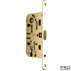 Магнитный замок AGB Mediana Polaris CL под цилиндр, золото