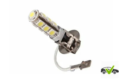 Светодиодная лампа H3-13SMD (ПТФ/ ДХО) 5000K 12V (блистер 1 шт.) Гарантия 6 месяцев