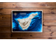 Карта Тенерифе из дерева