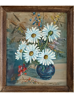 "Полевой букет" холст масло Перов Н.В. 1990 год