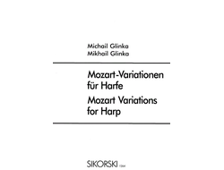 Glinka. Mozart-Variationen für Harfe