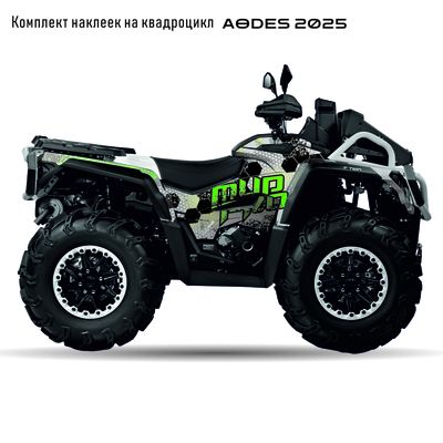Наклейки на квадроцикл Aodes Pathcross 1000 mud pro - #10305