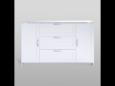 Сириус Тумба 2 двери и 3 ящика 1560х946х412 белый