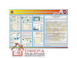 Стенд «Требования пожарной безопасности к АЗС-27» 1200*800 мм