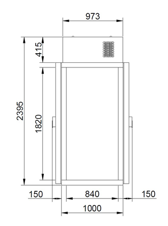 Камера холодильная POLAIR КХН-1,28 Minicella MB 2 двери