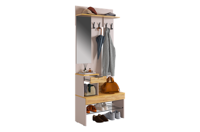 Прихожая БАСКО - Прихожая Кашемир/Дуб Крафт золотой