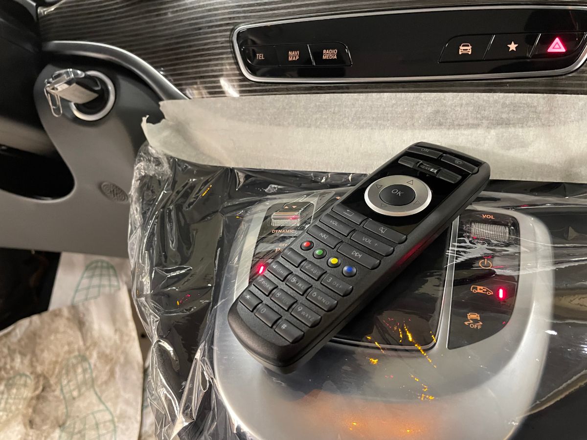 Управление Comand Mbux NTG 6.0 w447 с пульта Mercedes w221