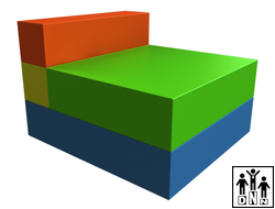Детская мебель Кресло раскладное