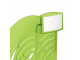 Лоток вертикальный для бумаг BRAUBERG "Office", 255х95х290 мм, тонированный зеленый, 237234