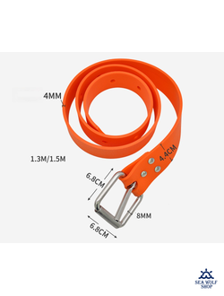 Ремень Keep Diving грузовой резиновый 150см черный