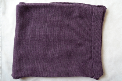 Сиреневый шарф вязаный Италия Vizio 4502