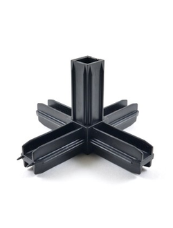 Соединитель промежуточный №2 для профильной трубы 20х20 мм/арт. 382 - ygpo.ru