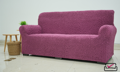 Чехол на 4хм диван Микрофибра Малберри. Защита мягкой мебели от животных.