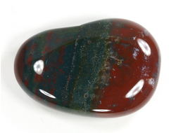 Гелиотроп, полировка плоская, Индия (42*29*10 мм, 23 г) №35498