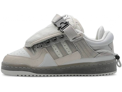 Кроссовки Adidas x Bad Bunny Forum Low Grey зимние