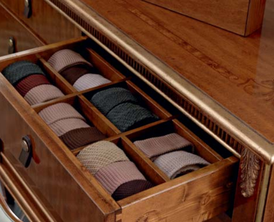 КОМОД 5 ЯЩИКОВ (L125*P54*H101) ART.34.19 GOLD TOSATO