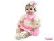 Кукла реборн — девочка  "Анюта" 45 см