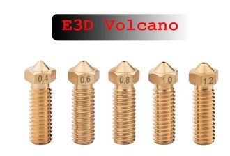 Сопло латунь, Е3D Volcano 0,6 мм