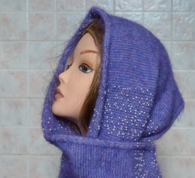 женский шарф восьмерка 2016 -2017 зима