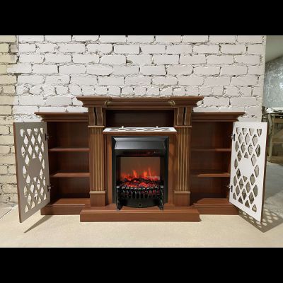 Электрокамин Асгард CR с очагом Fobos