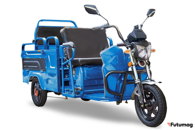 Грузовой электротрицикл Rutrike Вояж-П 1200 Трансформер 60V800W синий