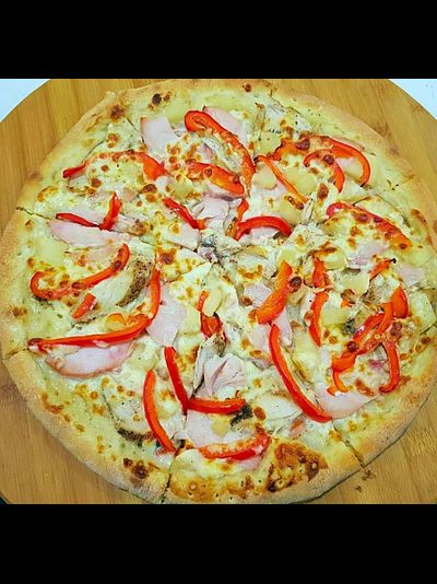 ПИЦЦА ГАВАЙСКАЯ на ТОНКОМ ТЕСТЕ