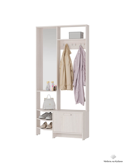 Тео ПР-01 прихожая Ясень Белый