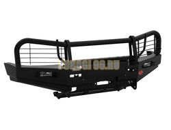 Передний силовой бампер серии Трофи на Chevrolet NIVA 2009-2020 (02.007.03)