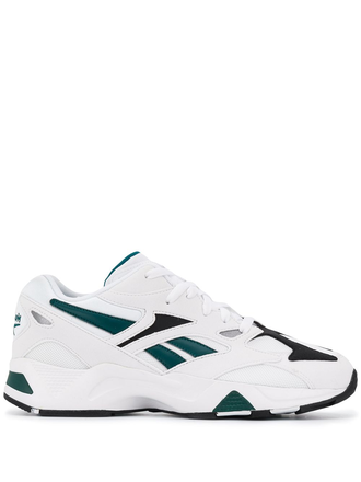 Кроссовки Reebok Aztrek 96 белые с зеленым