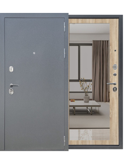 Аркан зеркало Букле графит-Дуб сонома