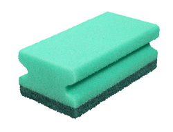 Губка для клининга с фаской 1шт (130х70х45)