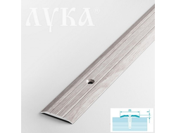 Порог-стык УЗКИЙ ПС 01 1800мм 106 ясень белый [49231]