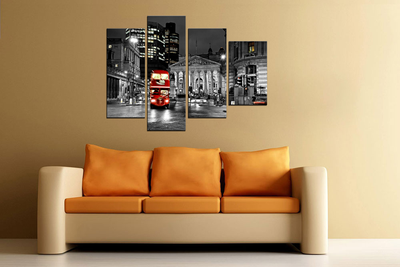 Модульная картина "Лондон серый"