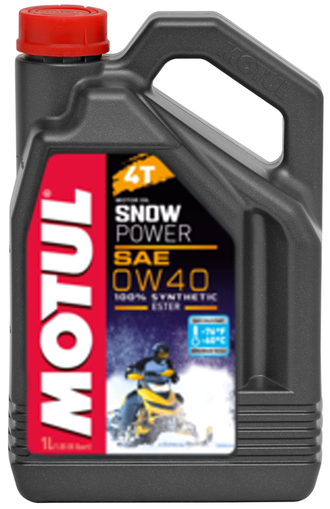 Моторное масло для снегоходов Motul Snowpower 0W40 4T (Синтетика) - 4Л (105892)