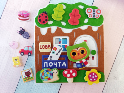 Игра из фетра на липучках "В гостях у Софки"